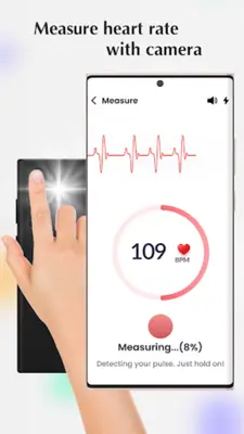 Blood pressure - Heart rate android App screenshot 5